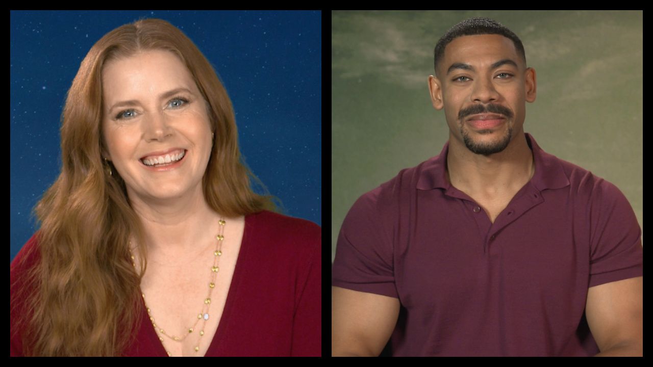 (Left) Amy Adams stars in 'Nightbitch'. (Right) Aaron Pierre star in 'Rebel Ridge'.